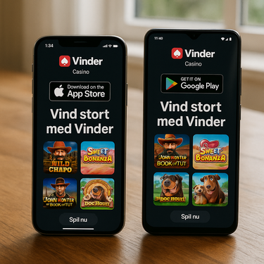 Vinder Casino - iOS and Android Apps - Cross Platform Gaming