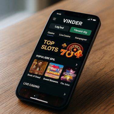 Vinder Casino - Mobile Platform - Responsive Gaming on the Go